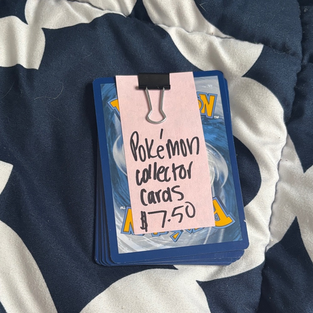 Pokemon Collector Cards - Blue and Yellow